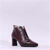 Hispanitas Bangkok Buckle Toe V Cut Boot - Bordeaux Leather